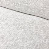 Catherine Lansfield Crinkle Seersucker Duvet Cover Set - Crinkle Texture White Duvet Set
