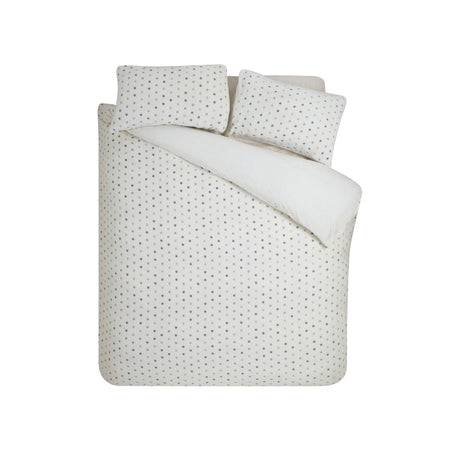 Catherine Lansfield Cosy Spot Duvet Cover Set - Cream - Cosy Spot Duvet Set