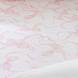 Catherine Lansfield Bow 30cm Deep Fitted Sheet - White / Pink - Embroidery Bow Fitted Sheet