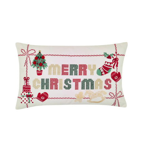 Catherine Lansfield Merry Christmas Filled Cushion 12" x 20 3