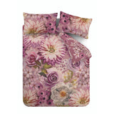 RHS Rosemoor Floral Duvet Cover Set - Pink - Rosemoor Floral