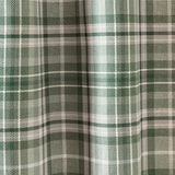 Catherine Lansfield Cullen Thermal Check Eyelet Curtains - Green image 4