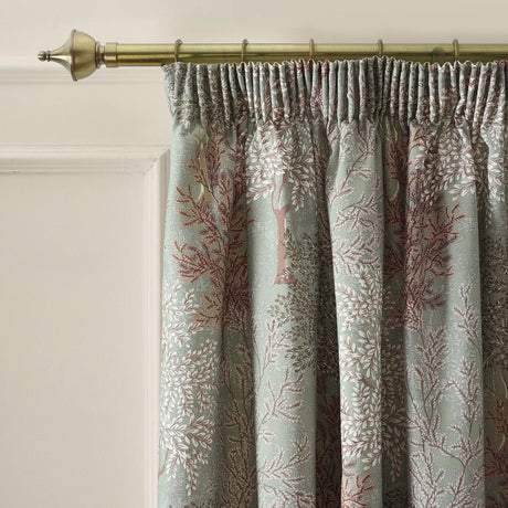 Woodland Trees Tape Top Curtains by Catherine Lansfield