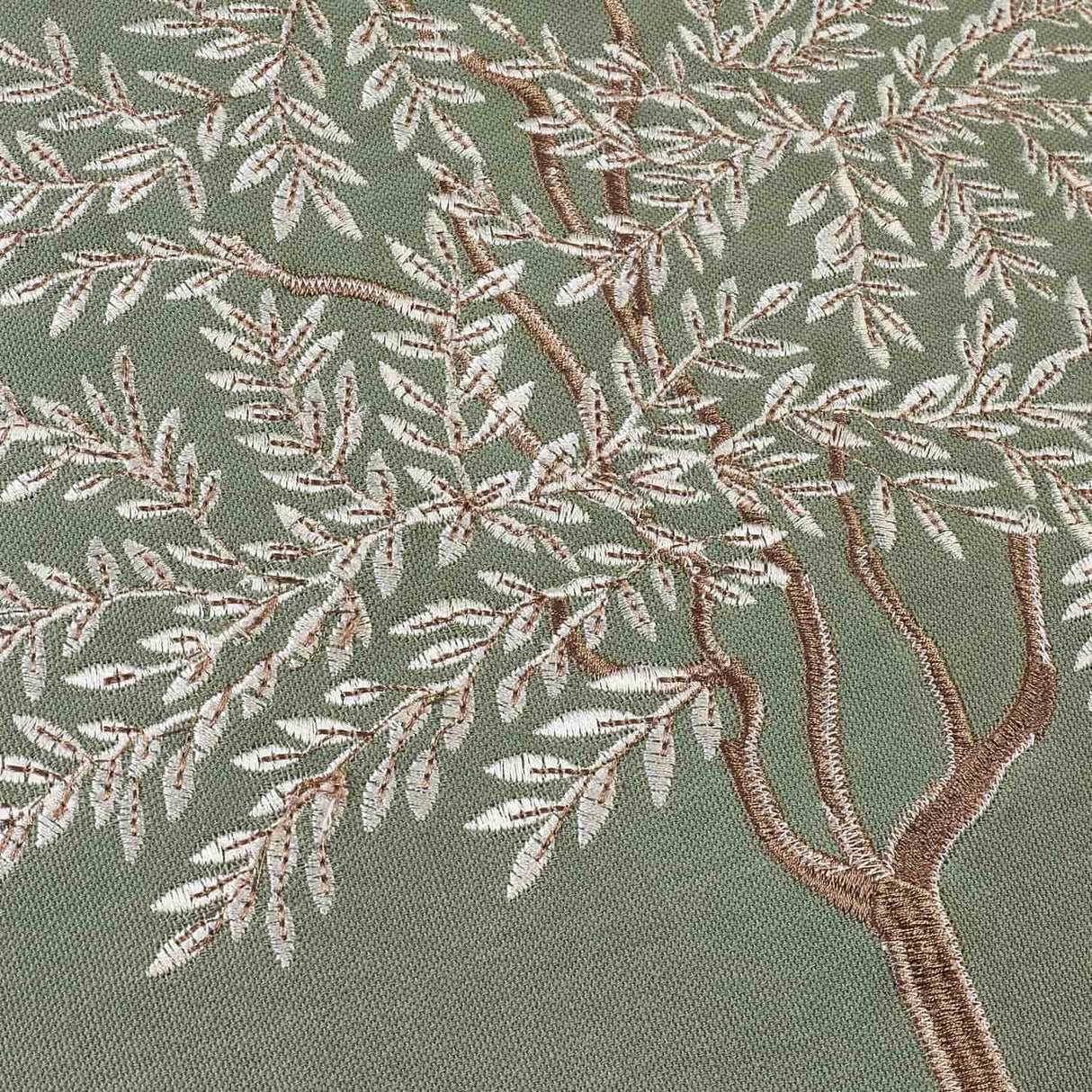 Catherine Lansfield Woodland Trees Filled Cushion 45cm x 45cm - Green - Woodland Trees Cushion Mage 2