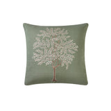 Catherine Lansfield Woodland Trees Filled Cushion 45cm x 45cm - Green - Woodland Trees Cushion Mage 3