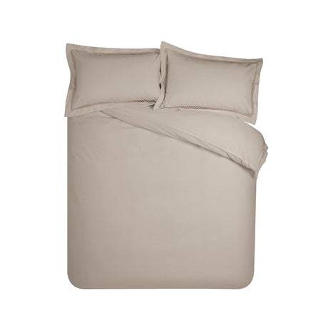 Catherine Lansfield Classic Lattice Lace Duvet Cover Set - Classic Lattice Natural Duvet Set
