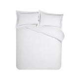 Catherine Lansfield Classic Lattice Lace Duvet Cover Set - Classic Lattice White Duvet Set