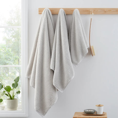 Bianca Zero Twist Spa 600 GSM 100% Cotton Towel - Silver Grey
