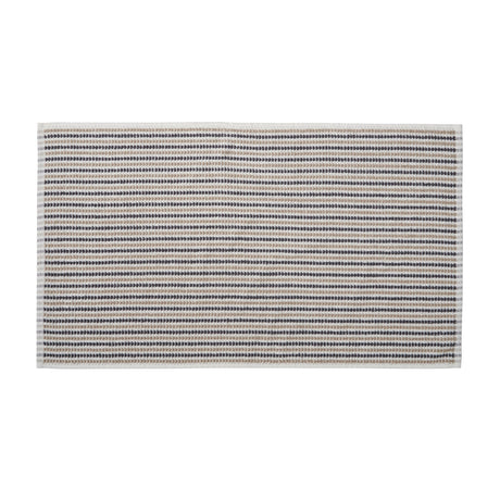 Catherine Lansfield Rice Weave Stripe 500 GSM Cotton Towels - Grey - Rice Weave Stripe Grey Towels