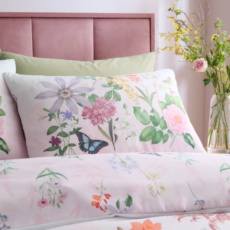 RHS x Catherine Lansfield Enchanted Butterfly Garden So Soft Duvet Cover Set with Pillowcase