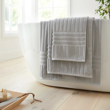 Bianca Hotel 600gsm Cotton Towel - Silver Grey