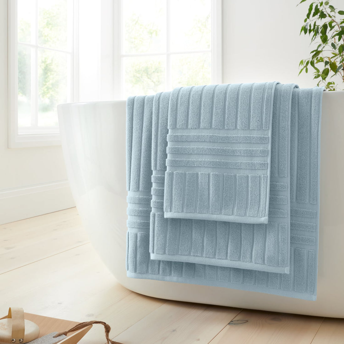 Bianca Hotel 600gsm Towel Blue 100% Cotton