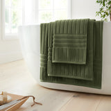 Bianca Hotel 600gsm Cotton Towel - Olive Green - Hotel Towels Olive