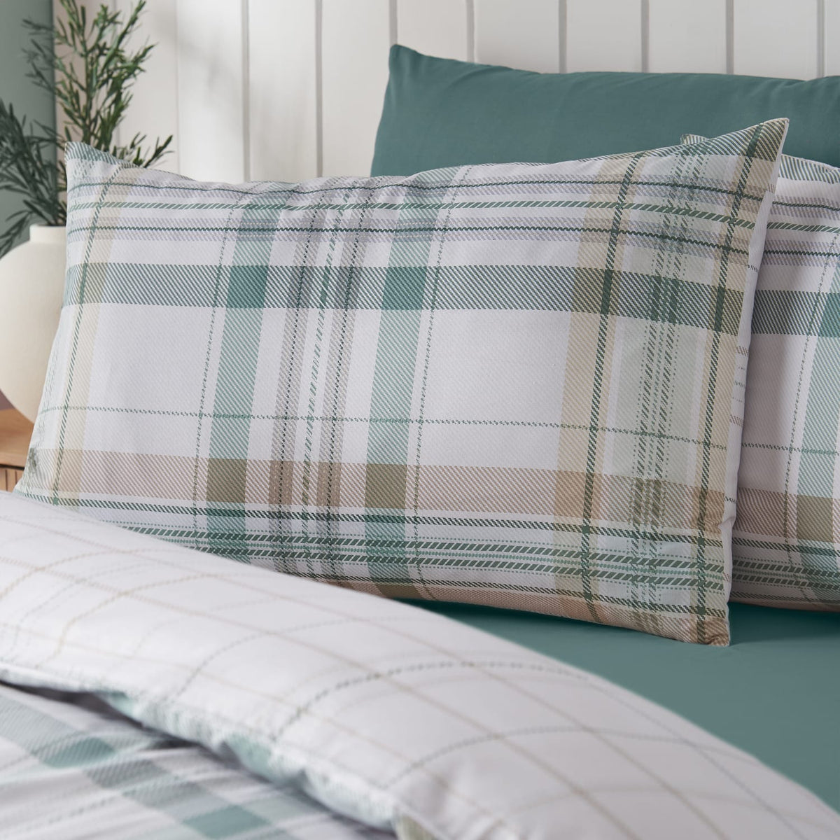 Catherine Lansfield Cartmel Check Duvet Cover Set - Cartmel Check Duvet Set