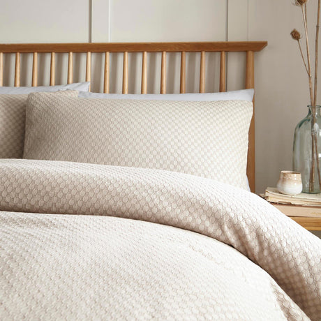 Santos Cotton Stone Duvet Cover Set