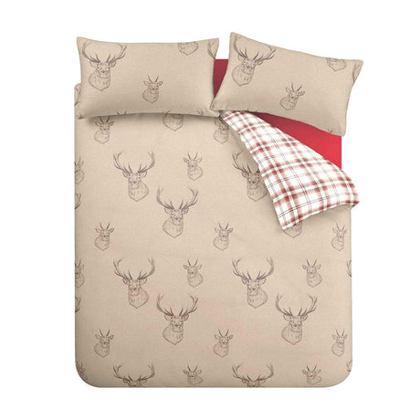 Stag Check Duvet Cover Set by Catherine Lansfield