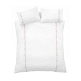 Bianca Camille Embroidered Floral 200 Thread Count Cotton Duvet Cover Set 10