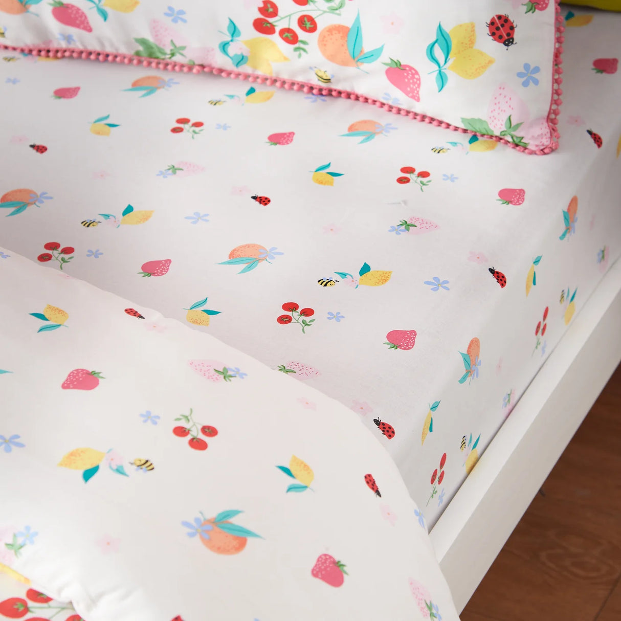 Catherine Lansfield Fruity Friends Fitted Sheet