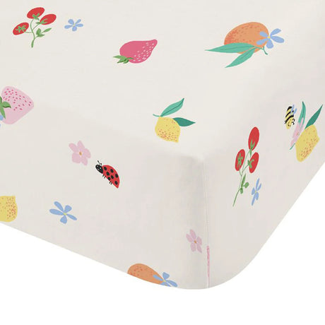 Catherine Lansfield Fruity Friends Fitted Sheet