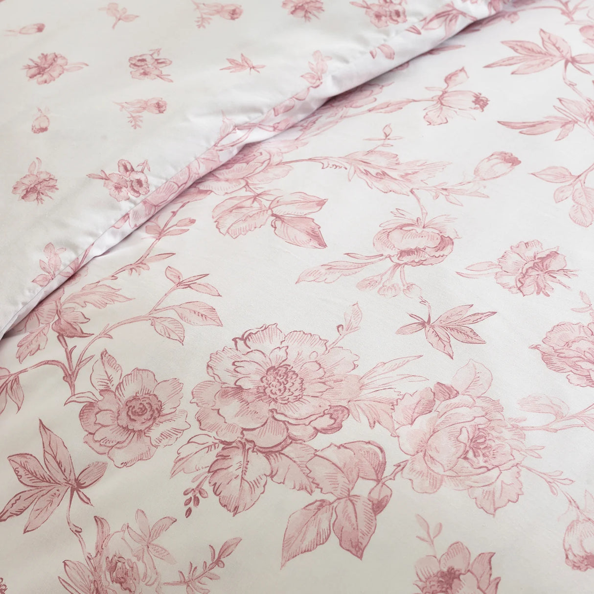 Catherine Lansfield Mirabelle Floral Reversible Duvet Cover Set with Pillowcase