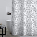 Catherine Lansfield Salcombe Mirabelle Floral Grey Shower Curtain 180x180cm