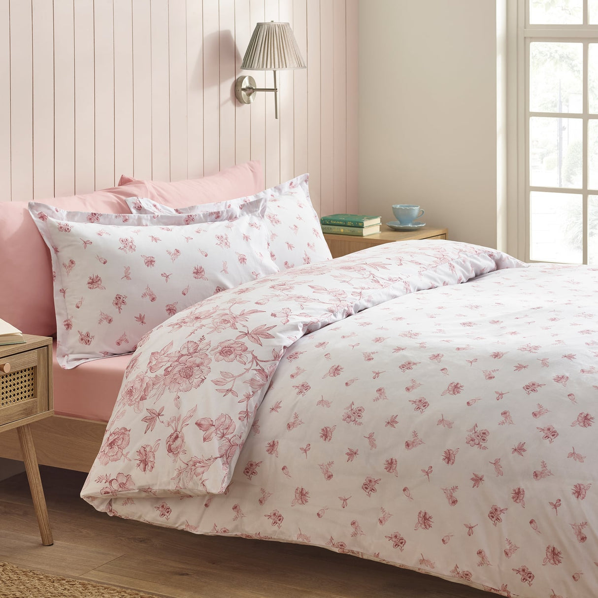 Catherine Lansfield Mirabelle Duvet Cover Set - Mirabelle Floral Duvet Set