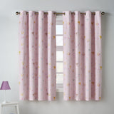 Catherine Lansfield Happy Horses Kids Reversible Eyelet Curtains Cream 66x72 Polycotton - Happy Horses Curtains