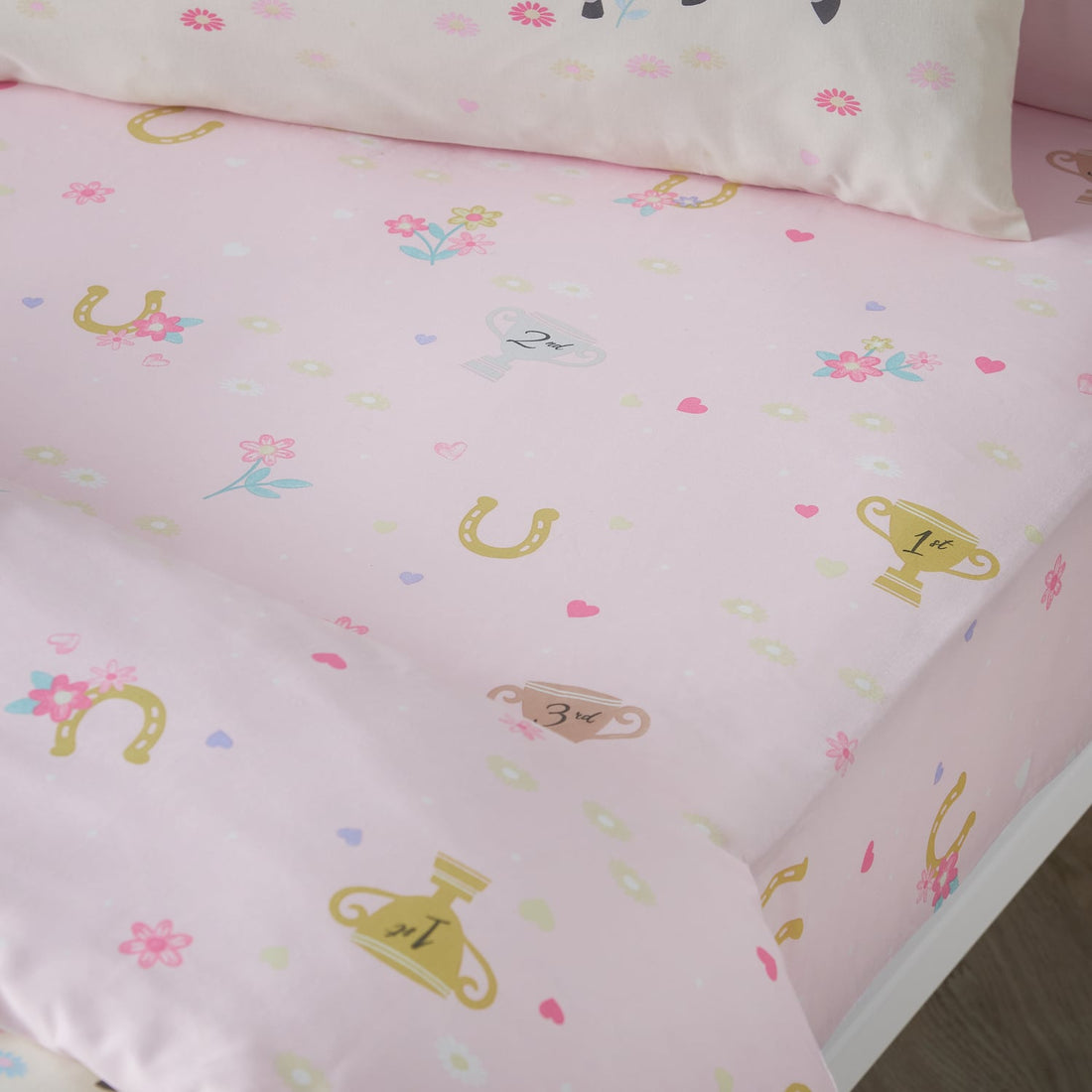 Catherine Lansfield Happy Horses 25cm Deep Fitted Sheet