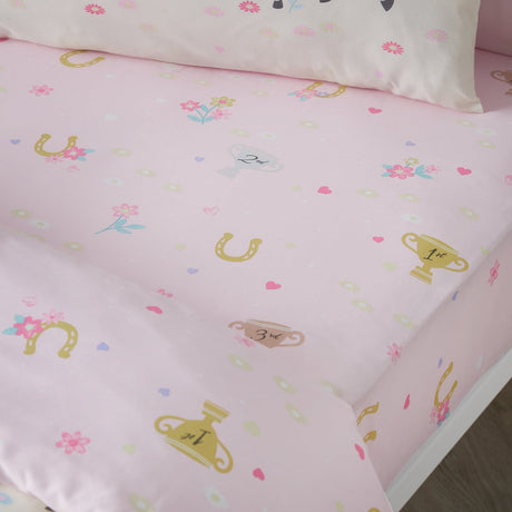 Catherine Lansfield Happy Horses 25cm Deep Fitted Sheet