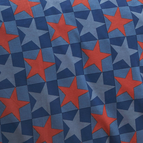 Catherine Lansfield Stars and Check 25cm Deep Fitted Sheet - Stars And Check Fitted Sheet