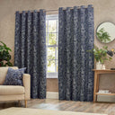 Bali Jacquard Leaf Eyelet Curtains by Wylder Nature