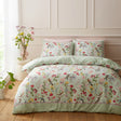 RHS x Catherine Lansfield Birds In Bloom Green So Soft Duvet Cover Set