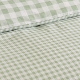 Catherine Lansfield Bamford Gingham Check Duvet Cover Set - Bamford Gingham Green Duvet Set