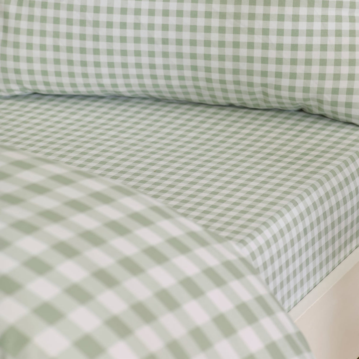 Catherine Lansfield Bamford Gingham Check 30cm Deep Fitted Sheet