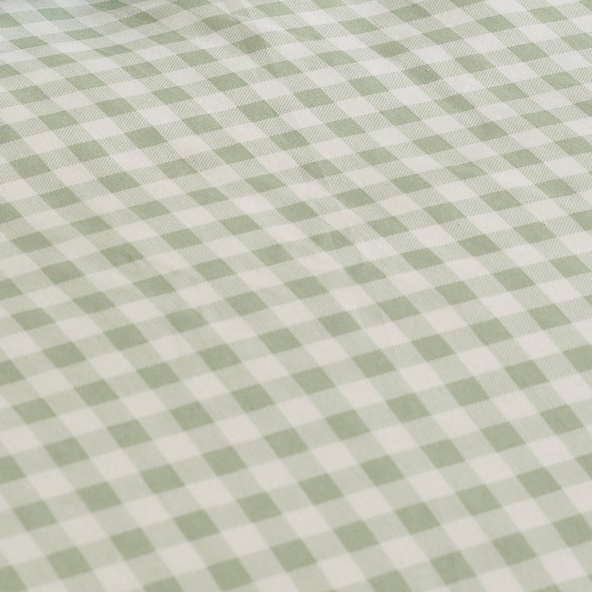 Catherine Lansfield Bamford Gingham Check 30cm Deep Fitted Sheet - Bamford Gingham Green Fitted Sheet