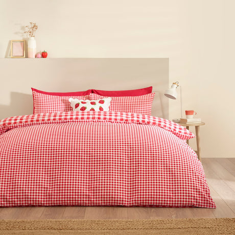 Catherine Lansfield Bamford Gingham Check Duvet Cover Set