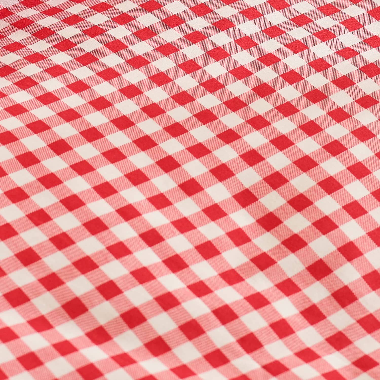Catherine Lansfield Bamford Gingham Check 30cm Deep Fitted Sheet - Bamford Gingham Red Fitted Sheet