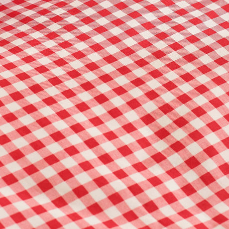 Catherine Lansfield Bamford Gingham Check 30cm Deep Fitted Sheet - Bamford Gingham Red Fitted Sheet