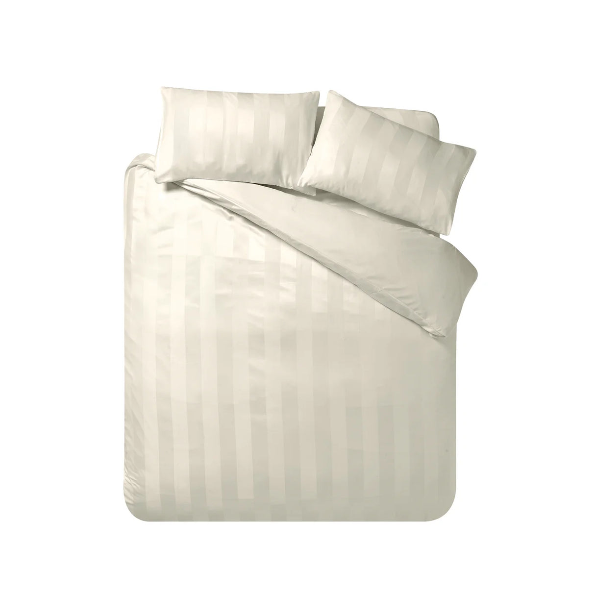 Catherine Lansfield So Soft Satin Stripe Black Fitted Sheet 9