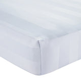 Catherine Lansfield So Soft Satin Stripe Black Fitted Sheet - White image 14