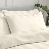 Catherine Lansfield So Soft Satin Stripe Duvet Cover Set - So Soft Satin Stripe Cream Duvet Set
