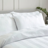 Catherine Lansfield So Soft Satin Stripe Standard Pillowcase Pair Black