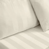 Catherine Lansfield So Soft Satin Stripe Black Fitted Sheet 3