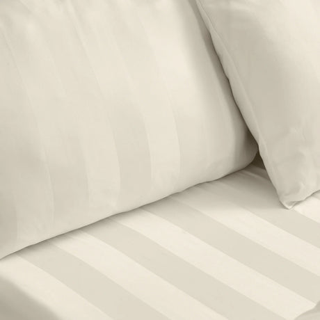 Catherine Lansfield So Soft Satin Stripe Fitted Sheet