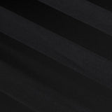 Catherine Lansfield So Soft Satin Stripe 30cm Deep Black Fitted Sheet