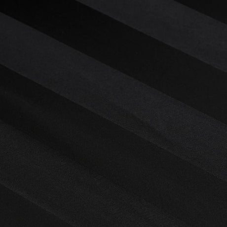 Catherine Lansfield So Soft Satin Stripe Black Fitted Sheet - Cream image 20