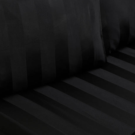 Catherine Lansfield So Soft Satin Stripe Fitted Sheet