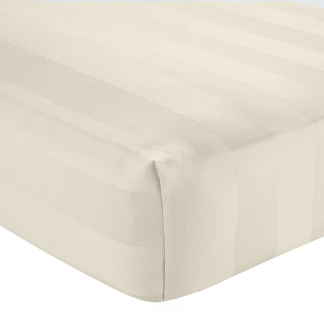 Catherine Lansfield So Soft Satin Stripe Black Fitted Sheet - Black image 4