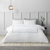 Catherine Lansfield So Soft Mono Satin Stitch Duvet Cover Set