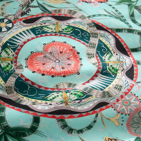 Matthew Williamson Mother Amazon 200 Thread Count Cotton Sateen Duvet Cover Set with Pillowcase